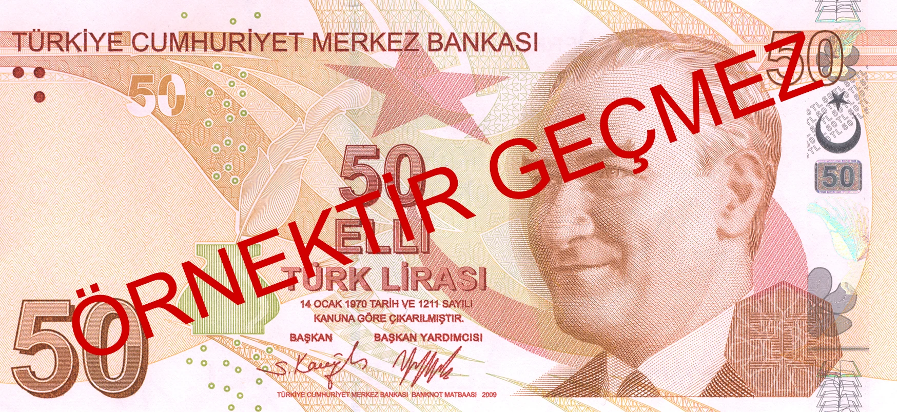 9.Emisyon 50 Türk Lirası V.Tertip